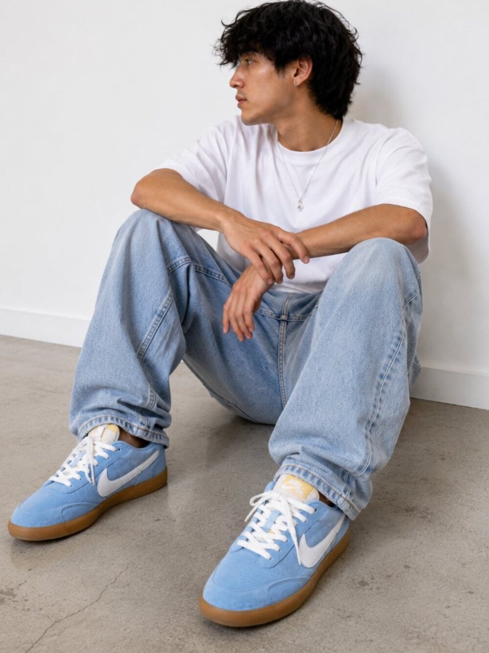 Nike SB Heritage Vulc Psychic Blue Gum Skate Shoes Men’s Size 14 Suede